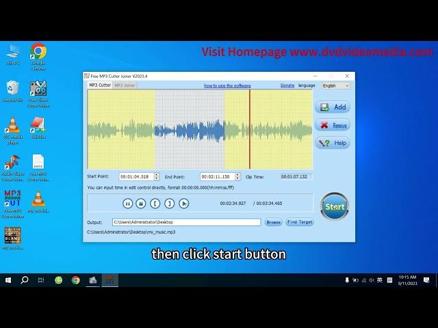 how to cut and join mp3 file with Free MP3 Cutter Joiner