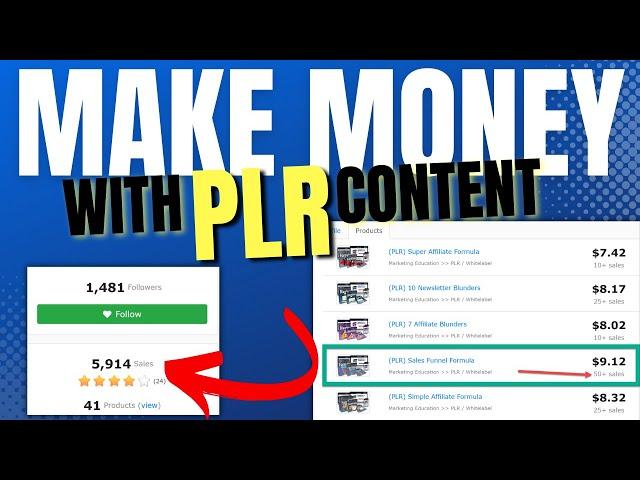 How to Make Money with PLR Content (DO THIS!)