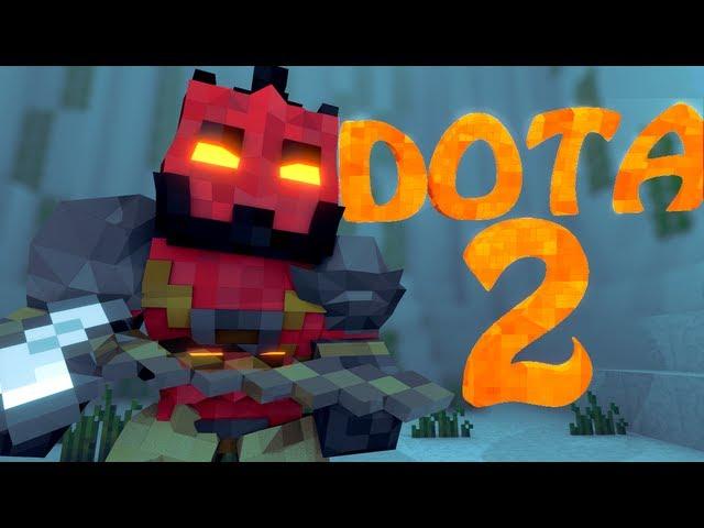 Minecraft: DOTA 2 Mod Showcase! (MOBA MOD with Armour, Weapons & Specials)