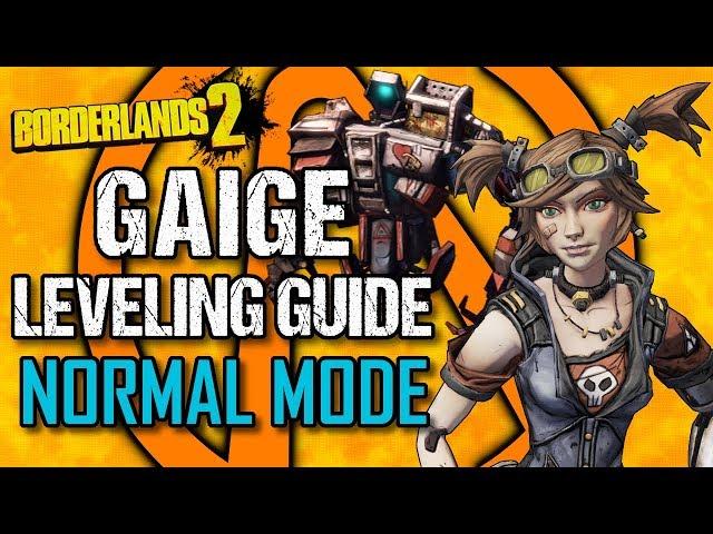 Gaige Leveling Guide - Level 1 to OP10 - Part 1: Normal Mode - Borderlands 2