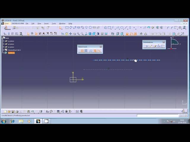 HOW TO CONVERT STANDARD GEOMETRIC ENTITY INTO CONSTRUCTION ENTITY IN CATIA SKETCHER