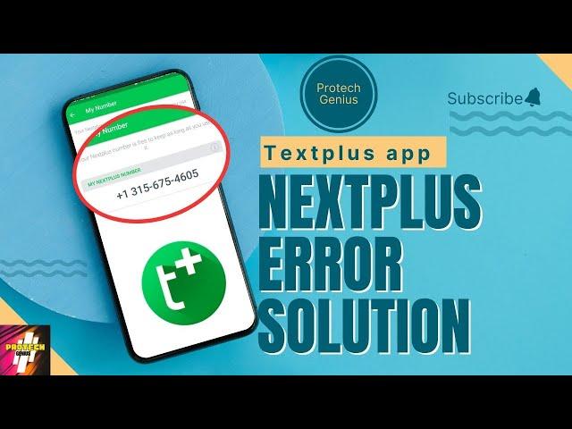 Nextplus Sign Up Error Fix | Nextplus Free SMS text + calls