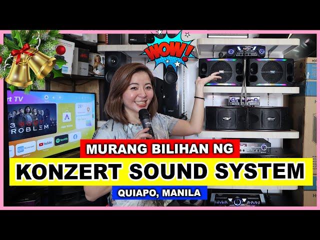 MURANG BILIHAN NG KONZERT SOUND SYSTEM SA QUIAPO | TodorOke | Bulilit Uno | Kontempo Series