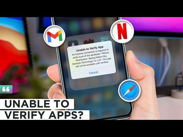 How To Fix "Unable to Verify App" Error on iPhone | An Internet Connection is Required [Solved]