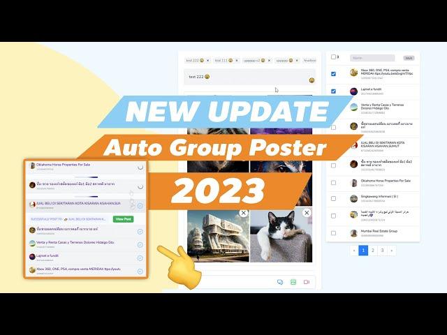 Auto Post Multiple Facebook Groups Pro 2023  BY JERA -  Video / Photos / Threads  [ NEW UPDATED ]