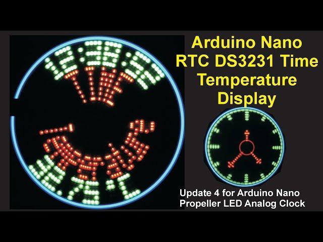 Arduino Nano RTC DS3231 Time Temperature Display