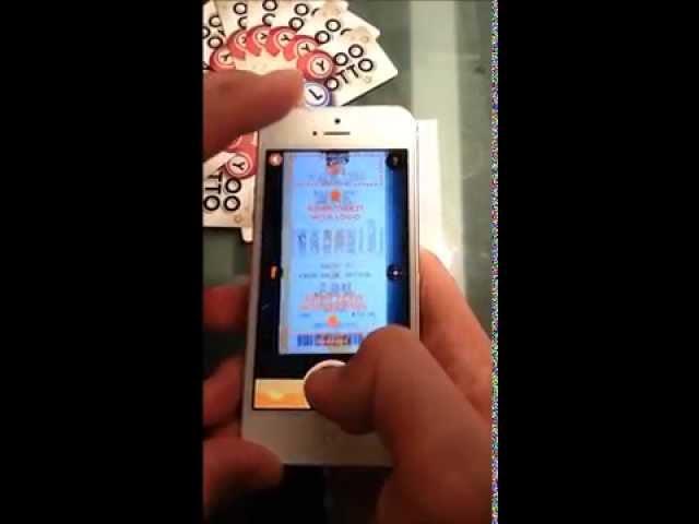 YooLotto Lottery Mobile App Demo: Scanning & Checking Tickets