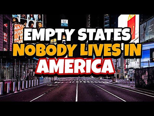 10 Emptiest States in the US NOBODY lives IN  | America's Ghost Land