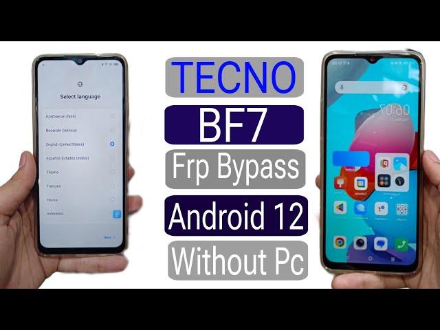 Tecno BF7 Frp Bypass New Trick 100% Working | Tecno Spark Go 2023 (BF7) Google Account Bypass 2024