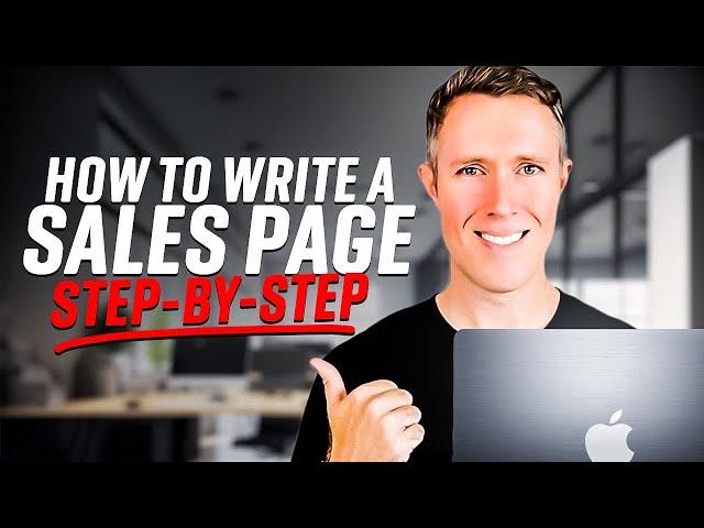 How To Write A Sales Page Step-By-Step