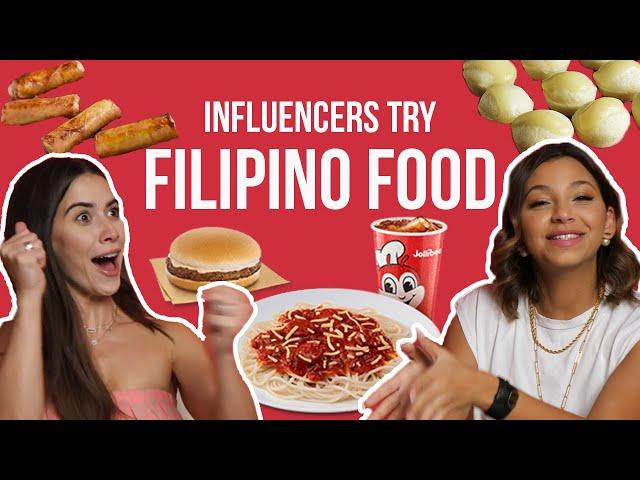 ABU DHABI INFLUENCERS TRY FILIPINO FOOD by THE SKWAD