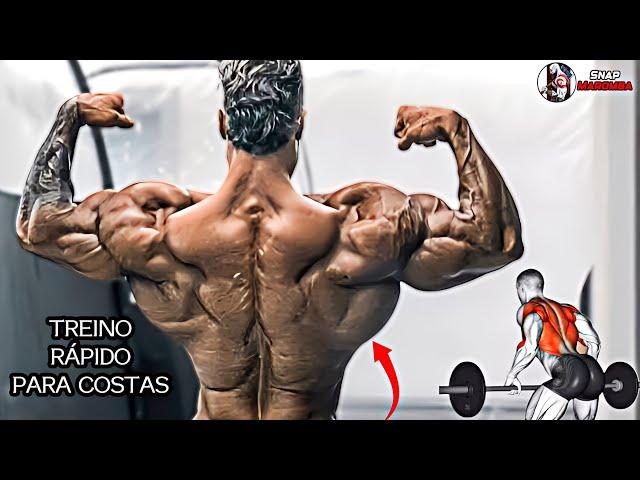 ⭕ TREINO RÁPIDO PARA EVOLUIR SUAS COSTAS 