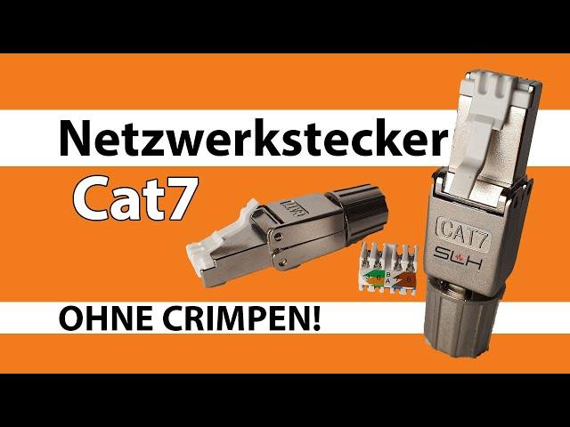 Netzwerkstecker Cat7 - ohne Werkzeug - RJ45