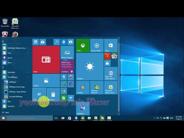 Windows 10 : How to pin app to start menu