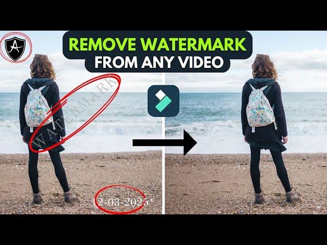 How to Remove WATERMARK from any Video in Filmora 12