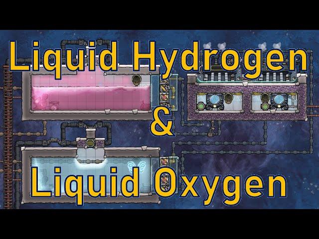 Oxygen Not Included - Tutorial Bites - Liquid Hydrogen & Liquid Oxygen