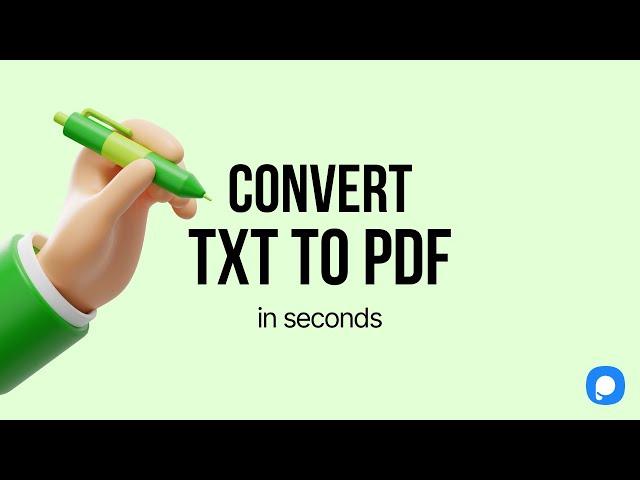 Convert TXT to PDF for Free | Easy Tutorial Guide!