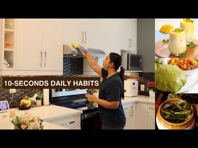 10-second Home & Kitchen Tips to make Life Easy | Quick Summer recipes - Indian Homemaker