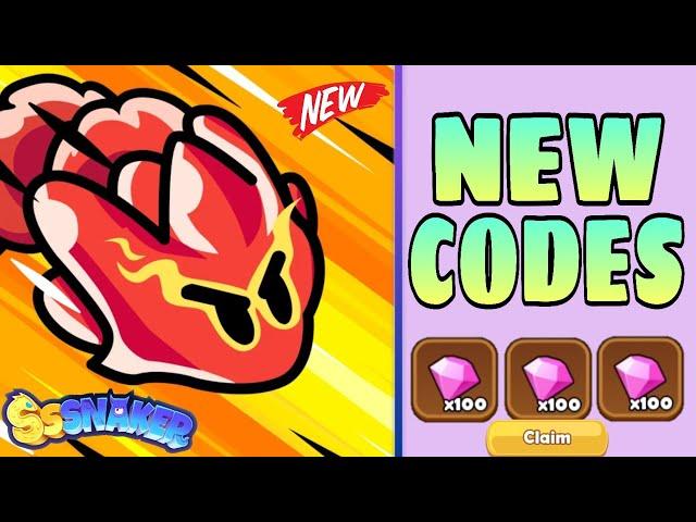 *NEW* SSSNAKER PROMO CODES MARCH 2023 || FREE GEMS || SSSNAKER