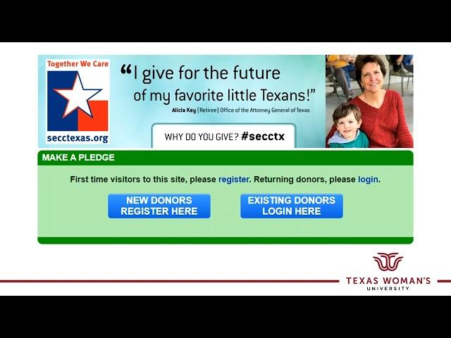 2021 TWU SECC How to Give Online Instructional Video