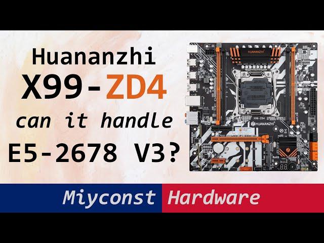  Huananzhi X99-ZD4 – detailed review | E5-2678 V3 | i7-6800k | BIOS | O.C. | VRM | Mi899