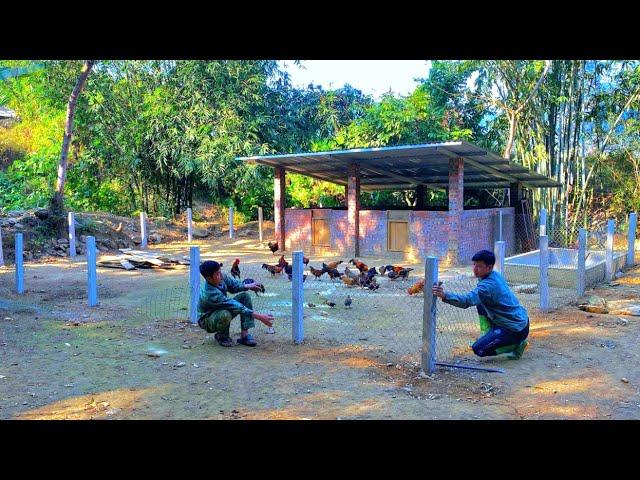 After a hard day. DAU & PHIN replaced the degraded wooden piles with concrete piles for the pig farm