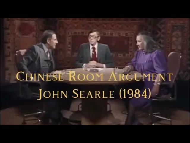 Computers Don’t Understand - John Searle Chinese Room Argument (1984)