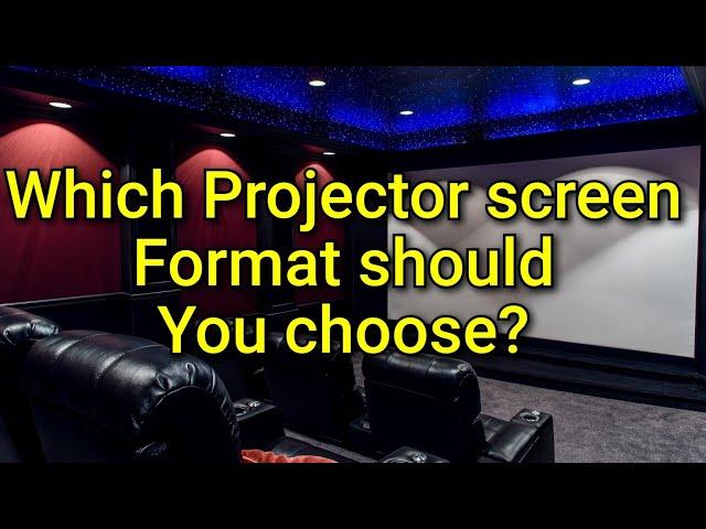 Ep. 12- Selecting the right projector screen ratio format for your Home Theater!| Home Theater Gurus