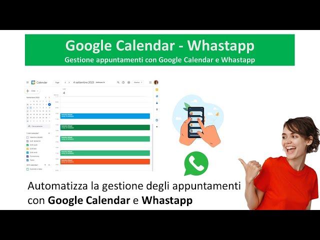 Google Calendar  e remind con Whatsapp