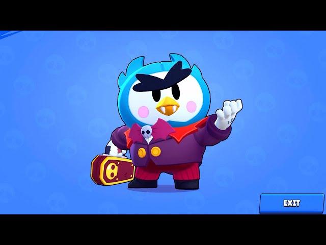 *NEW*  COUNT PENGULA MR P WINNING & LOSE POSE + GAMEPLAY  WIN SKIN ANIMATION 2021 BRAWL STARS MAB5