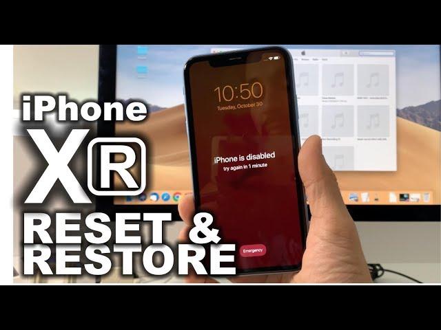 How To Reset & Restore your Apple iPhone XR - Factory Reset