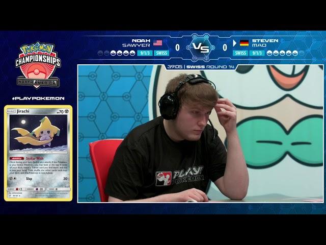 Swiss R14 Noah Sawyer Vs Steven Mao 2019 Pokémon North American International Championships