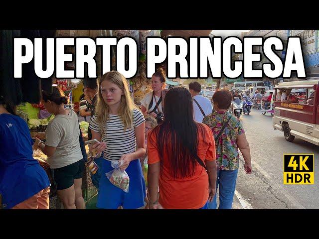 4K  Puerto Princesa City • Walking Tour 2024 • Palawan, Philippines