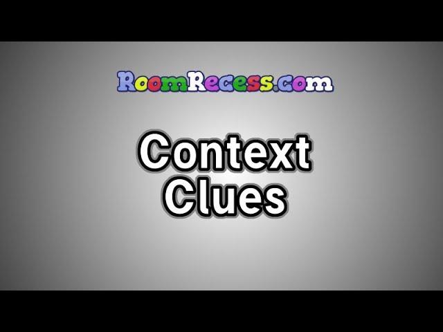 Context Clues eLearning Reading Lesson for Kids