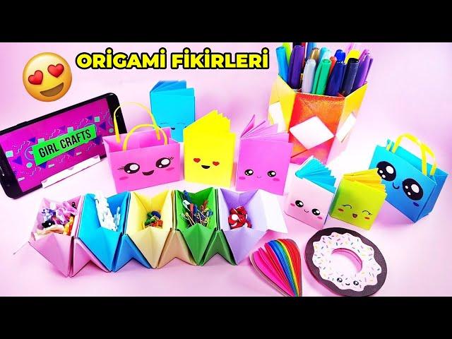 EVDE YAPABİLECEĞİN 10 HARİKA ORİGAMİ FİKRİ - OKULA DÖNÜŞ