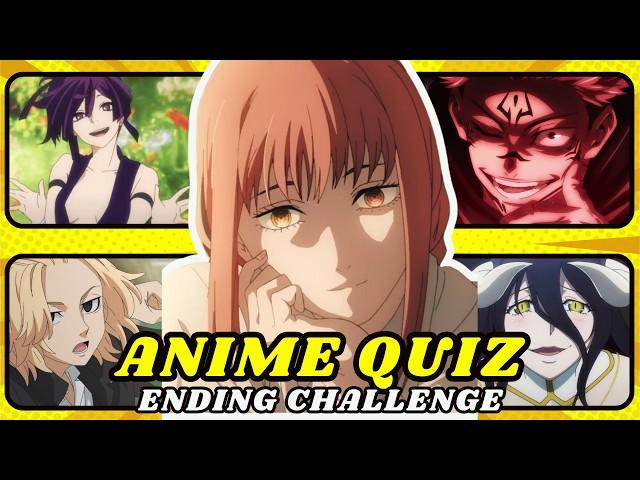 GUESS THE ANIME BY THE ENDING!- ANIME QUIZ! 5