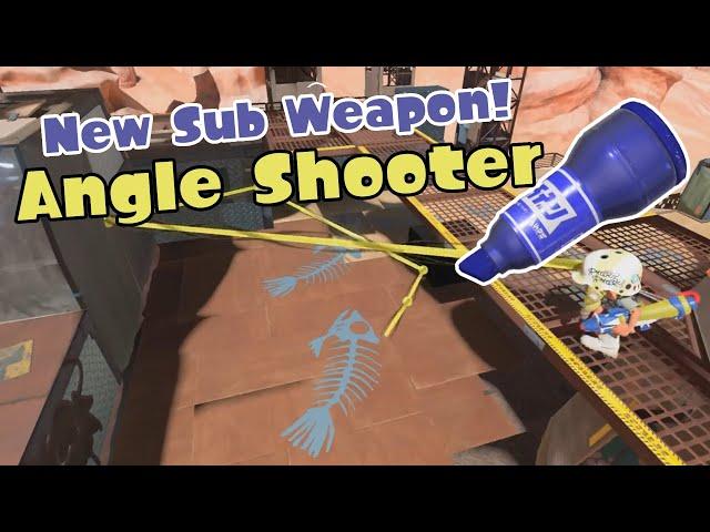 Splatoon 3 - Introducing the Angle Shooter! New Sub Weapon!