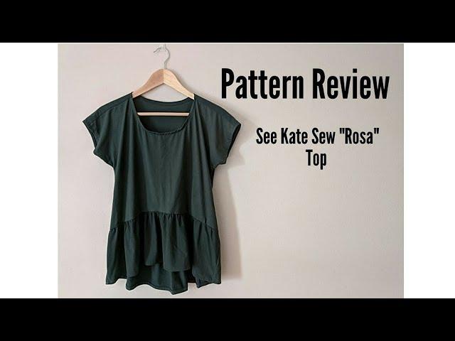 Pattern Review [See Kate Sew "Rosa"]