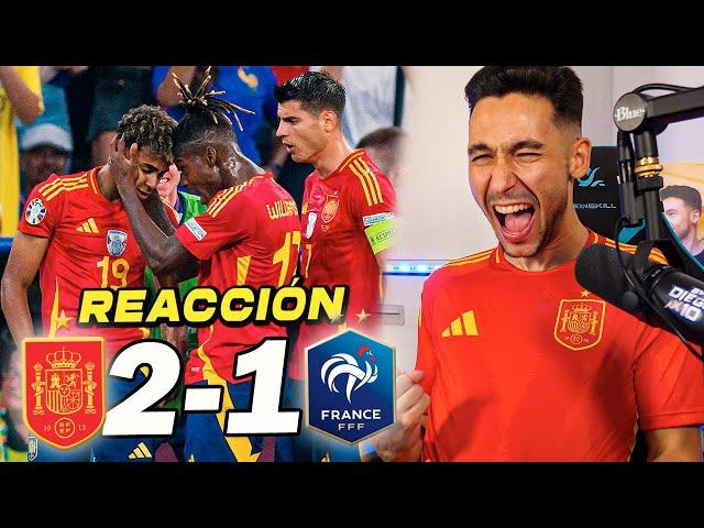 REACCIONES DE UN HINCHA al España vs Francia 2-1 ¡¡¡A LA FINAL!!!