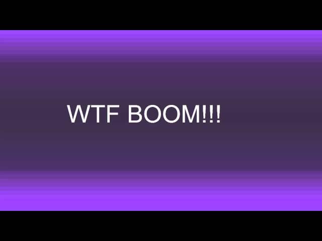 WTF BOOM!!! Sound Effect