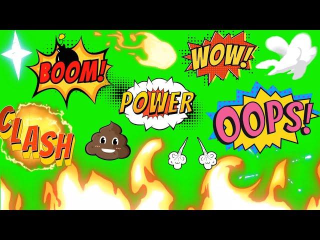 Comic Green Screen (Best 4K Effects + SFX + Free Download Link)