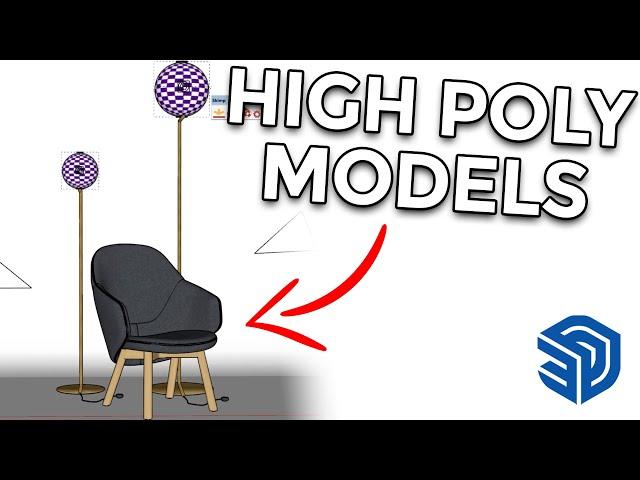 Import High Poly Models with Skimp | Import FBX, OBJ and more | Render High Quality Models in Vray