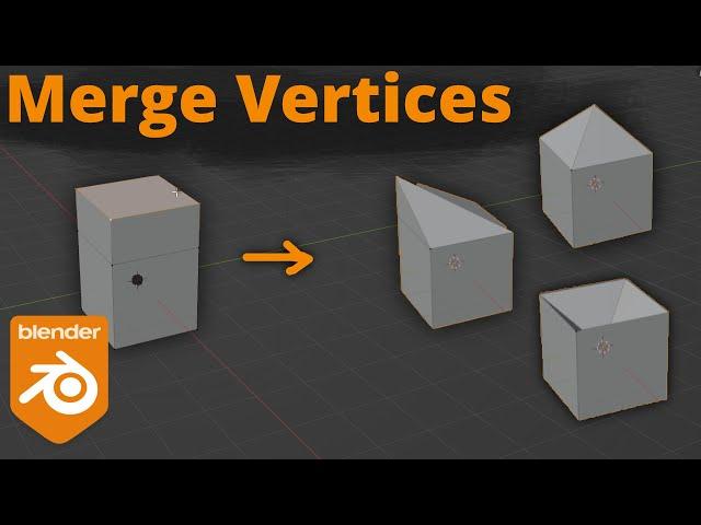 Blender 3.4 - Merge Vertices