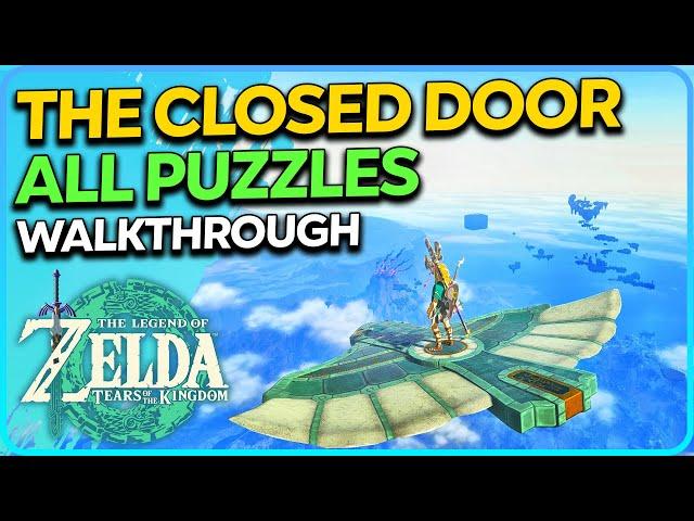 The Closed Door All Puzzles Walkthrough The Legend of Zelda Tears of The Kingdom