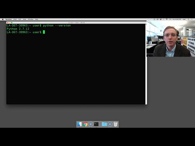 How to find Python version installed on Mac OSX [SCREENCAST]