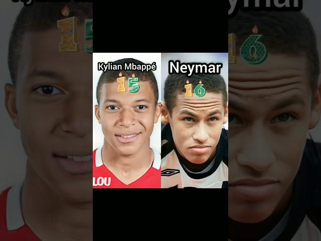 MBAPPÉ AND NEYMAR  OVER THE YEARS #mbappe #neymar #kylianmbappe #neymarjr #psg #football #short