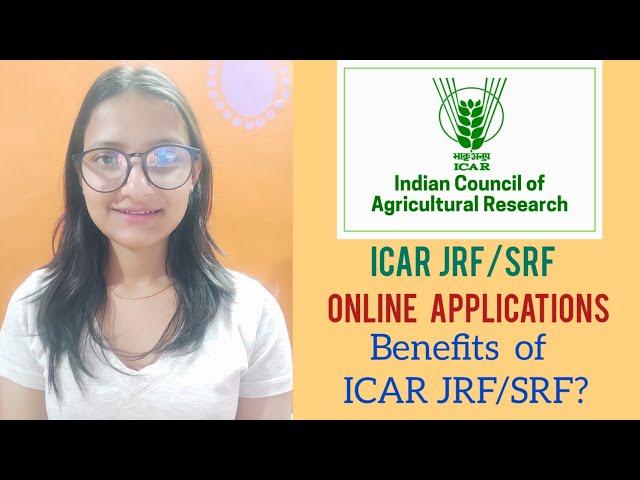 ICAR (PG/PhD) 2023 Notification out || Scholarship|| Benefits of ICAR-JRF/SRF || Surbhi Kapoor