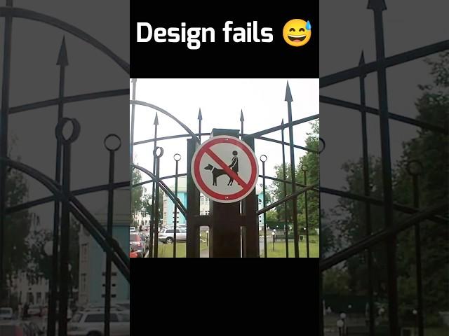 Funniest design fails  #funny #shorts