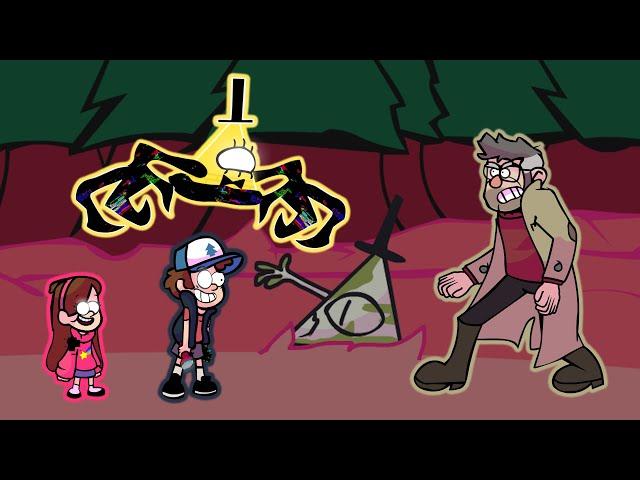 FNF Pibby Gravity Falls All Phases - FNF Glitched Legends