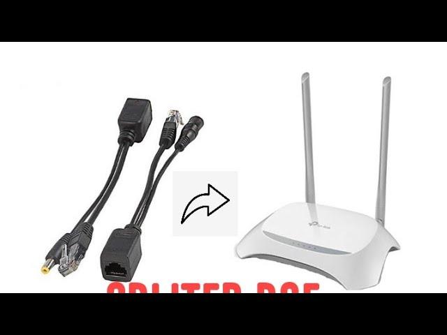 cara pasang spliter poe pada router tplink tlwr840n